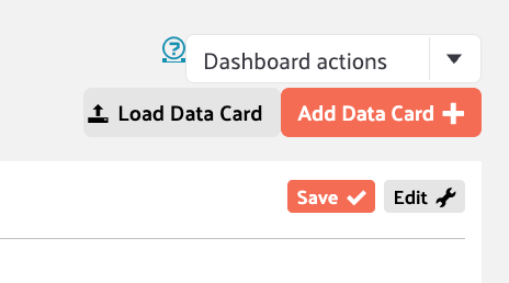 A part of a card with the Edit option shown